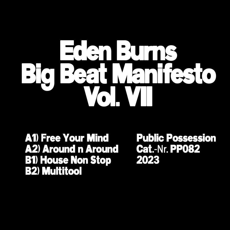 Music: Big Beat Manifesto Vol. VII (Vinyl, PP082)