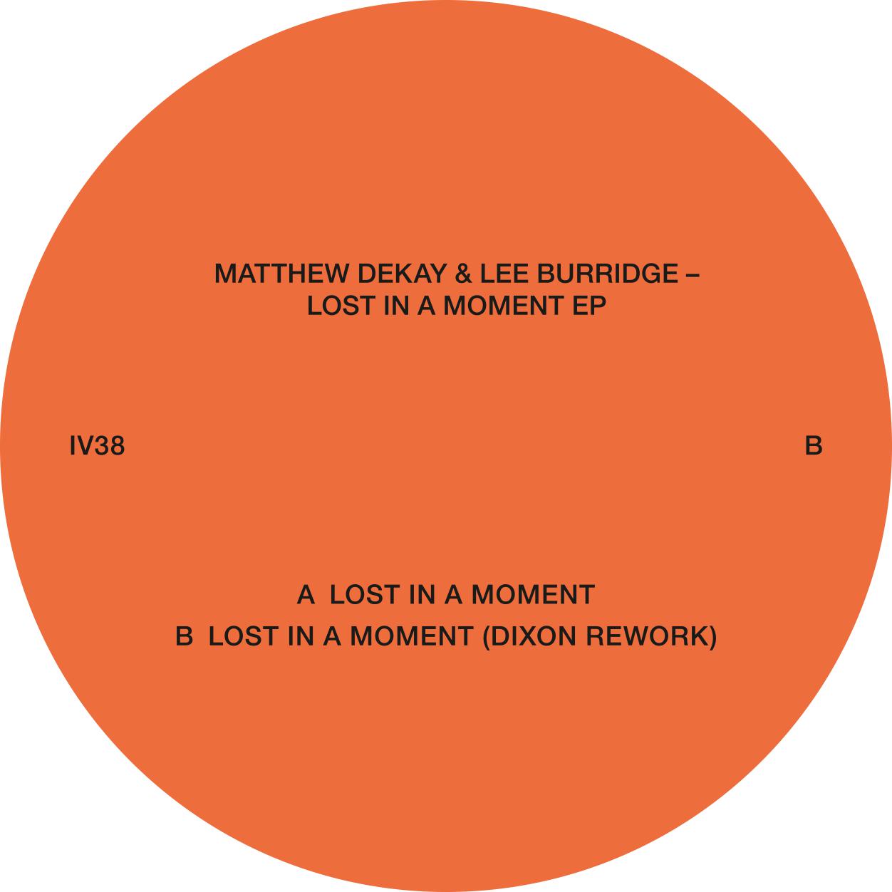 Matthew Dekay & Lee Burridge: Lost In A Moment EP (2026 Repress